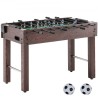 Foosball Table, 48 tommer standardstørrelse Foosball Table, indendørs Foosball -bord i fuld størrelse til hjem, familie og