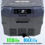 Car Refrigerator, 32 L Dual Zone Portable Freezer, 12 Volt Car Refrigerator Fridge, -4℉-68℉ Adjustable Range, 12/24V DC and 100-