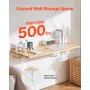 Wall Mounted Folding Table, 47.2 x 19.7 inches Wall Mount Table, Floating Desk with Iron Bracket, Fold Down Desk for Small Space