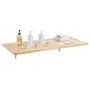 Wall Mounted Folding Table, 47.2 x 19.7 inches Wall Mount Table, Floating Desk with Iron Bracket, Fold Down Desk for Small Space