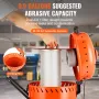 28 Gal Vacuum Sand Blaster Dustless Sandblaster med 1200W