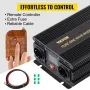 Ren sinusbølgeinverter 2500W Power Inverter DC 12V AC 230V