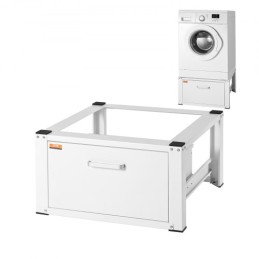 Laundry Pedestal 686mmW x 366mmH, Washer And Dryer Base Stand Platform Universal Fit 299kg Capacity, Heavy Duty
