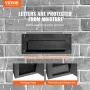 Gennem vægdråbeboksen 13x7x17 "postkasse med kombinationslås