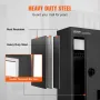 Through The Wall Drop Box, Heavy Duty Steel Through the Wall Mailbox with 2.8-7.9" 13" Combination Lock, 13x7x17" Mail Drop Box,
