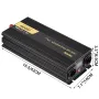 Pure Sine Wave Inverter 2500W Power Inverter DC 12V AC 230V, Car Inverter USB Port LCD Display Remote Controller, Safety Protect