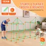 Telt Fort Building Kit til Kid Glow in the Dark STEM