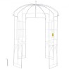 Birdcage Shape Garden Arbor, 9\' High x 6.6\' Wide, Heavy Duty Wrought Iron Arbor, Wedding Arch Trellis for Climbing Vines in