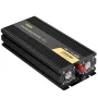 Pure Sine Wave Inverter 2500W Power Inverter DC 12V AC 230V, Car Inverter USB Port LCD Display Remote Controller, Safety Protect
