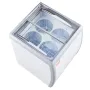 158 L Kommerciel is Display Case Gelato Dipping Freezer Cabinet