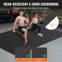 Exercise Mat, Non Slip High Density Premium Yoga Mat, Exercise Yoga Mat for Men & Women, Fitness & Exercise Mat with Bag & Carry