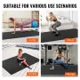 Øvelse Mat Non Slip Yoga Mat Gym Fitness Pilate Workout Mat