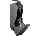 Handgun Safe Box Fingerprint Pistol Gun Safes Gun Storage Case Handgun Holder Quick Access Security Lock Key Vault
