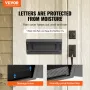 Gennem Door Key Drop Box 12x6x16 "postkasse med 1,8" 12