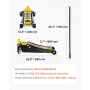 Floor Jack, 2.5 Ton Low Profile Floor Jack, Heavy-duty Steel Racing Floor Jack with Dual Pistons Quick Lift Pump, Floor Jack Lif