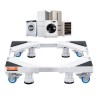 Mini Fridge Stand Universal Laundry Pedestal, Adjustable Refrigerator Stand with Smooth Casters, Washing Machine