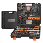 Tool Kit, 216 Piece General Household Hand Tool Set, Home Repairing Tool Kit with Portable Tool Storage Case, High-Quality Steel