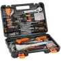 Tool Kit, 216 Piece General Household Hand Tool Set, Home Repairing Tool Kit with Portable Tool Storage Case, High-Quality Steel