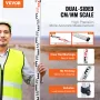 Målestang 3M Metric Telescopic Grade Rod CM/ MM m/ boble niveau