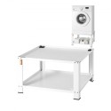 Laundry Pedestal with Storage Shelf, 711Lx711Wx406H mm, Washer And Dryer Base Stand Platform Universal Fit 299kg Capacity,