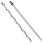 Aluminum Grade Rod, 3M Metric Telescopic Measuring Rod, Double-Sided Scale in CM/MM Leveling Rod Stick,Aluminum Alloy Survey Rod