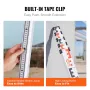 Målestang 5M Metric Telescopic Grade Rod CM/ MM m/ boble niveau