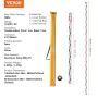 Målestang 5M Metric Telescopic Grade Rod CM/ MM m/ boble niveau