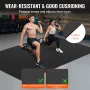 Exercise Mat Non Slip Yoga Mat Gym Fitness Pilate Workout Mat (2.4x1.8 m)