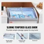 264 L Kommerciel is Display Case Gelato Dipping Freezer Cabinet