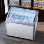 264 L Kommerciel is Display Case Gelato Dipping Freezer Cabinet