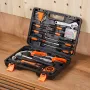 Tool Kit, 132 Piece General Household Hand Tool Set, Home Repairing Tool Kit with Portable Tool Storage Case, High-Quality Steel
