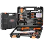 Tool Kit, 132 Piece General Household Hand Tool Set, Home Repairing Tool Kit with Portable Tool Storage Case, High-Quality Steel