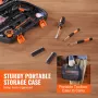 Tool Kit, 96 Piece General Household Hand Tool Set, with Cordless Screwdriver and Portable Tool Storage Case, High-Quality Steel