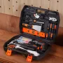 Tool Kit, 96 Piece General Household Hand Tool Set, with Cordless Screwdriver and Portable Tool Storage Case, High-Quality Steel