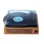 Vinyl Record Player, 3-Speed, Belt Driven Turntable Record Player with Built-in 3W Speaker Magnetic Cartridge, Support 33/45/78 