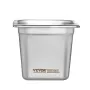 6 Pack 1/6 Size Hotel Pans Steam Table Pan Rustfrit stål 6 "dyb