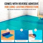 Carpet Protection Film, 24" x 200' Floor and Surface Shield with Self Adhesive Backing & Easy Installation, Polyethylene Adhesiv