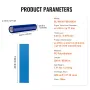 Carpet Protection Film, 24" x 200' Floor and Surface Shield with Self Adhesive Backing & Easy Installation, Polyethylene Adhesiv