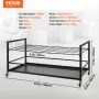 Blueprint Storage Rack, 50 Slots Blueprint Holder with Wheels, Mobile Metal Blueprint Storage Cart for Construction Plan Map Pos