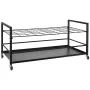 Blueprint Storage Rack, 50 Slots Blueprint Holder with Wheels, Mobile Metal Blueprint Storage Cart for Construction Plan Map Pos