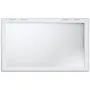 Concession Window 60"x36", Aluminum Alloy Food Truck Service Window with 4 Horizontal Sliding Windows & Awning Door & Drag Hook,