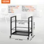 Blueprint Storage Rack, 12 Slots Blueprint Holder with Wheels, Mobile Metal Blueprint Storage Cart for Map Poster Architectural 