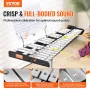 30 Bemærk Glockenspiel Xylophone Bell Kit med Mallets, Stand &