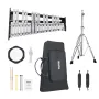 30 Bemærk Glockenspiel Xylophone Bell Kit med Mallets, Stand &