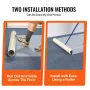 Carpet Protection Film, 24" x 200' Floor and Surface Shield with Self Adhesive Backing & Easy Installation, Polyethylene Adhesiv