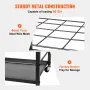 Blueprint Storage Rack, 20 Slots Blueprint Holder with Wheels, Mobile Metal Blueprint Storage Cart for Map Poster Architectural 