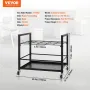 Blueprint Storage Rack 20 Slots Mobile Roll File Holder til