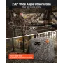 Hunting Blind, 270° See Through Ground Blind, 2-3 Person Pop Up Deer Blind for Hunting with Carrying Bag, Portable Resilient Hun