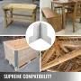 Arbejdsbænk hjørnebeslag 8 pcs butiksbordbeslag Kit 48 lb