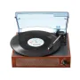 Vinyl Record Player, 3-Speed, Belt Driven Turntable Player with Built-in 5W Stereo Speakers Magnetic Cartridge, Support 33/45/78